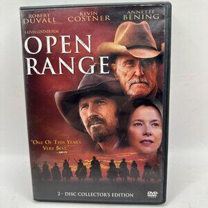 Open Range 2-Disc Collectors DVD Kevin Costner Robert Duvall Annette Bening
